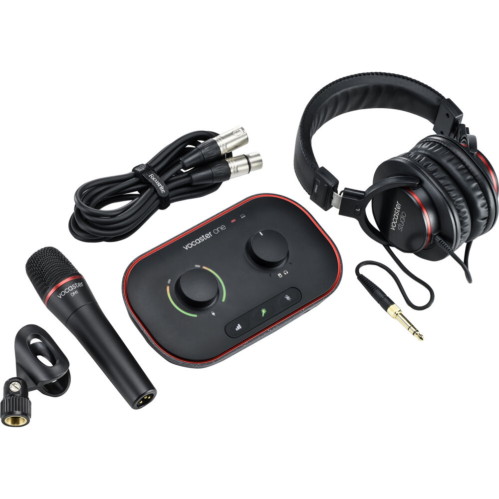 [MOAC0003] Focusrite Vocaster One Studio Podcasting Kit

