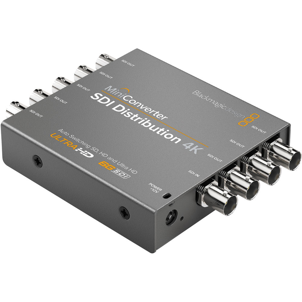 [CONVMSDIDA4K] Blackmagic Design Mini Converter - SDI Distribution 4K
