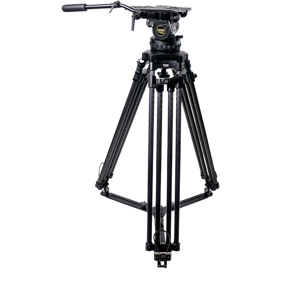 [TS350CF-CINE] Teris TS350CF-CINE Carbon Fiber Fluid Head & Tripod Kit / 40 Kg