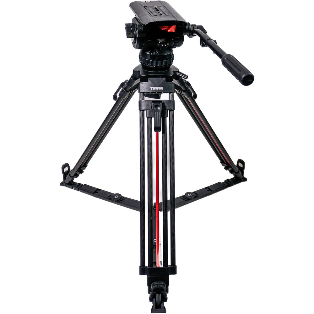 Teris TS300CF Carbon Fiber Fluid Head & Tripod Kit / 30 Kg