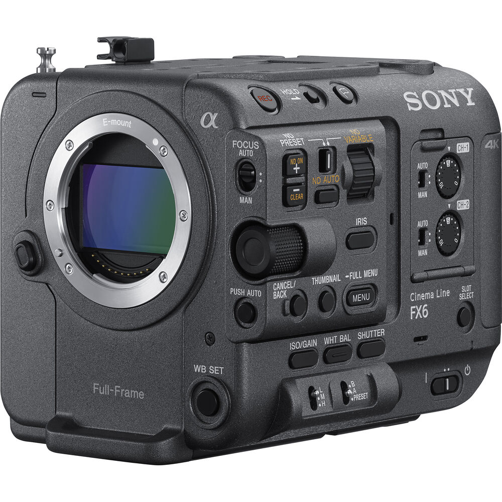 [ILME-FX6V] Sony FX6 Full Frame Sinema Kamerası (Sadece Gövde)