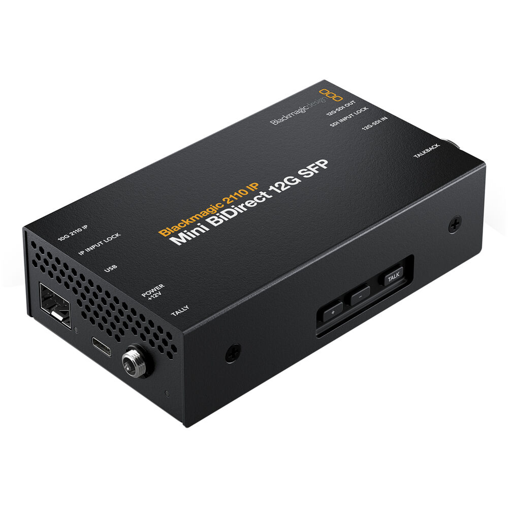 [CONVNVIPF/IP/12GSFP] Blackmagic Design 2110 IP Mini BiDirect 12G SFP