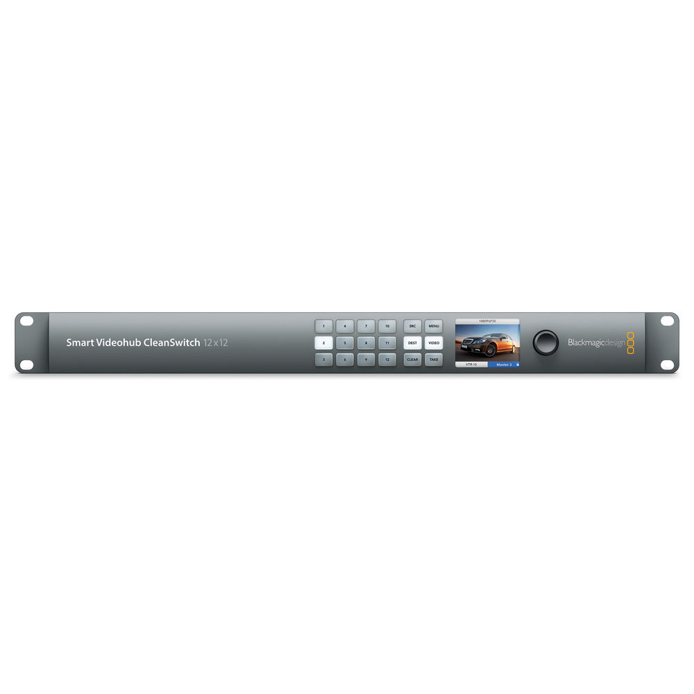 [VHUBSMTCS6G1212] Blackmagic Design Smart Videohub CleanSwitch 12x12
