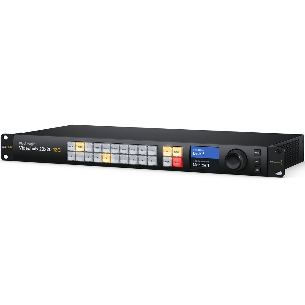 [VHUBSMAS12G2020] Blackmagic Design Videohub 20x20 12G
