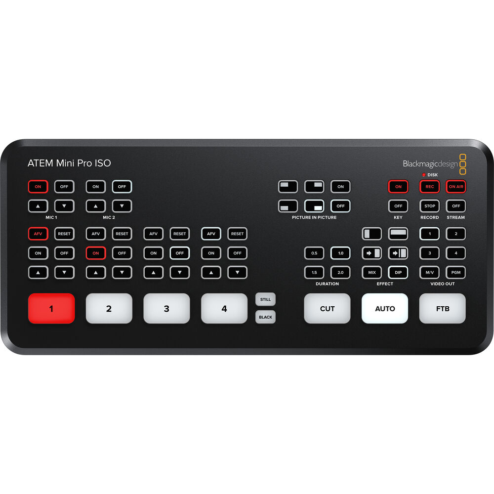 [SWATEMMINIBPRISO] Blackmagic Design ATEM Mini Pro ISO