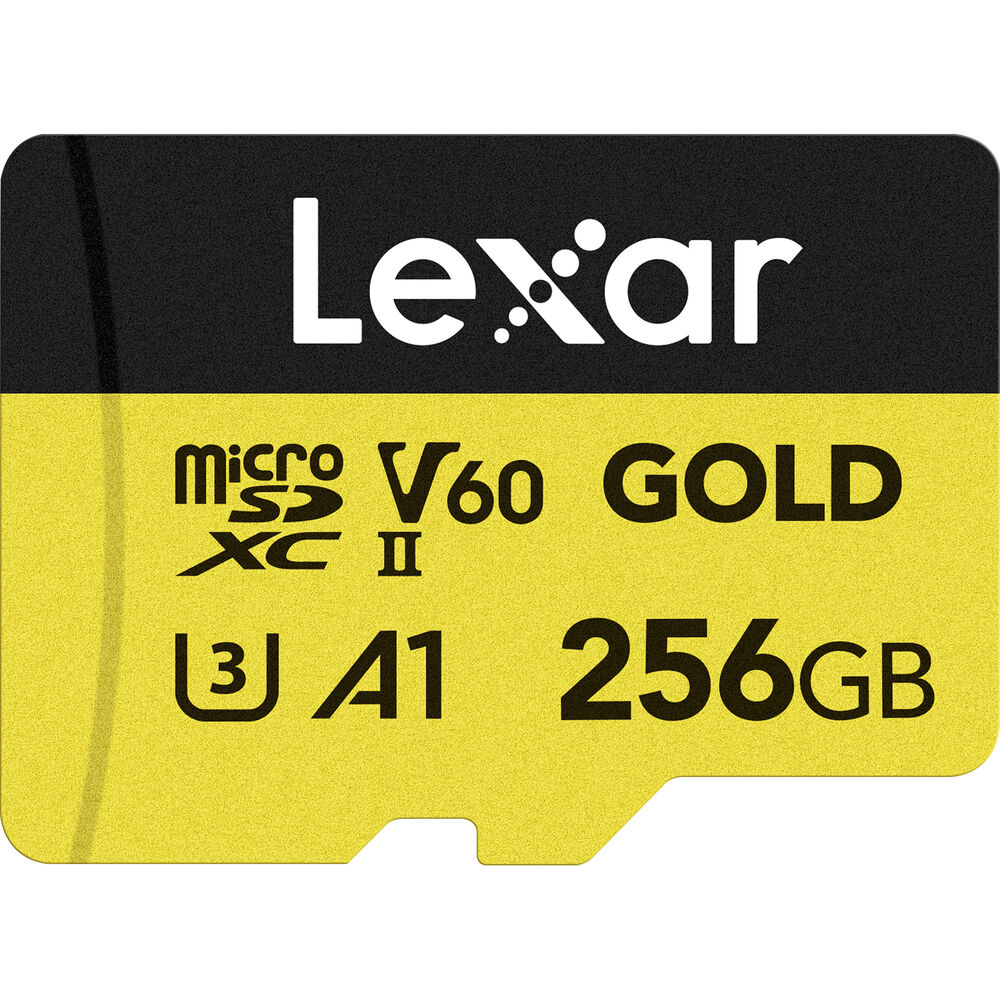 [LMSGOLD256G-BNNNG] LEXAR 256GB GOLD Serisi microSDXC UHS-II Hafıza Kartı (V60)