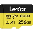 LEXAR 256GB GOLD Serisi microSDXC UHS-II Hafıza Kartı (V60)
