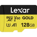 LEXAR 128GB GOLD Serisi microSDXC UHS-II Hafıza Kartı (V60)