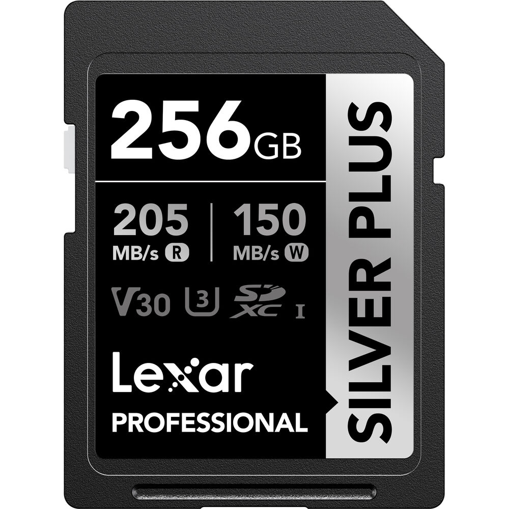 [LSDSIPL256G-BNNNG] LEXAR 256GB SILVER Plus SDXC Hafıza Kartı (UHS-I, V30)