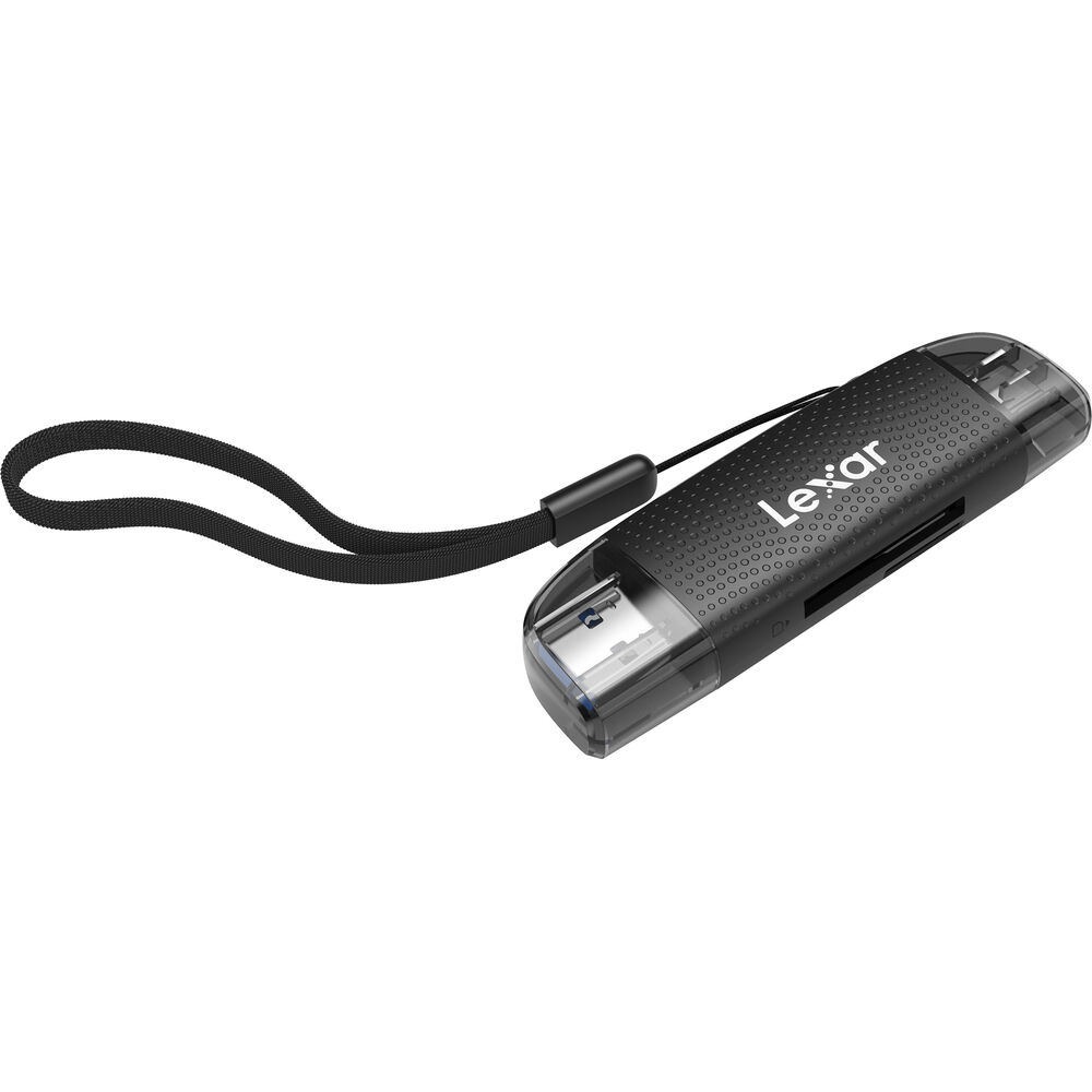 [LRW310X-BNBNG] LEXAR USB-A ve USB-C Çift Yuvalı Kart Okuyucu (SD ve microSD Uyumlu)