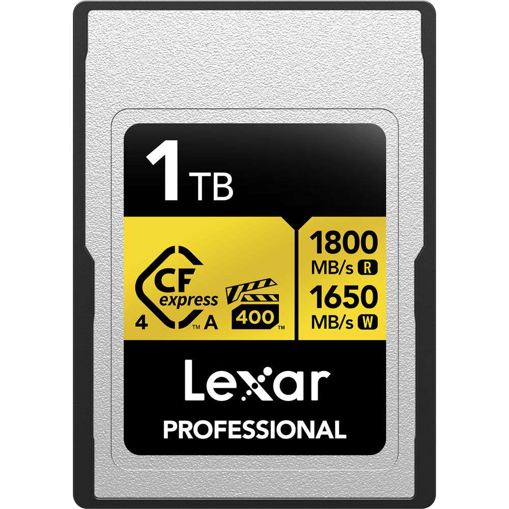 [LCAGOLD001T-RNENG] LEXAR 1TB GOLD CFexpress Type A Hafıza Kartı