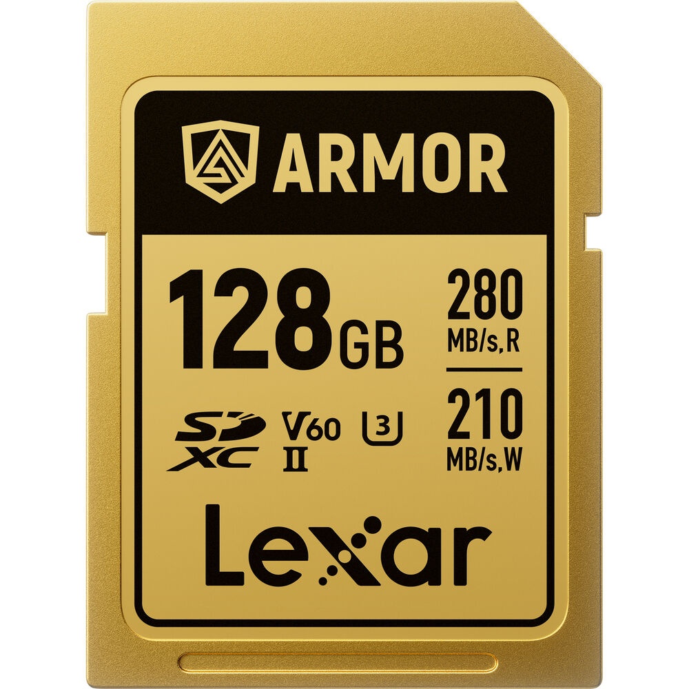 [LSDAMGL128G-RNNNG] LEXAR 128GB ARMOR GOLD SDXC Hafıza Kartı (V60)