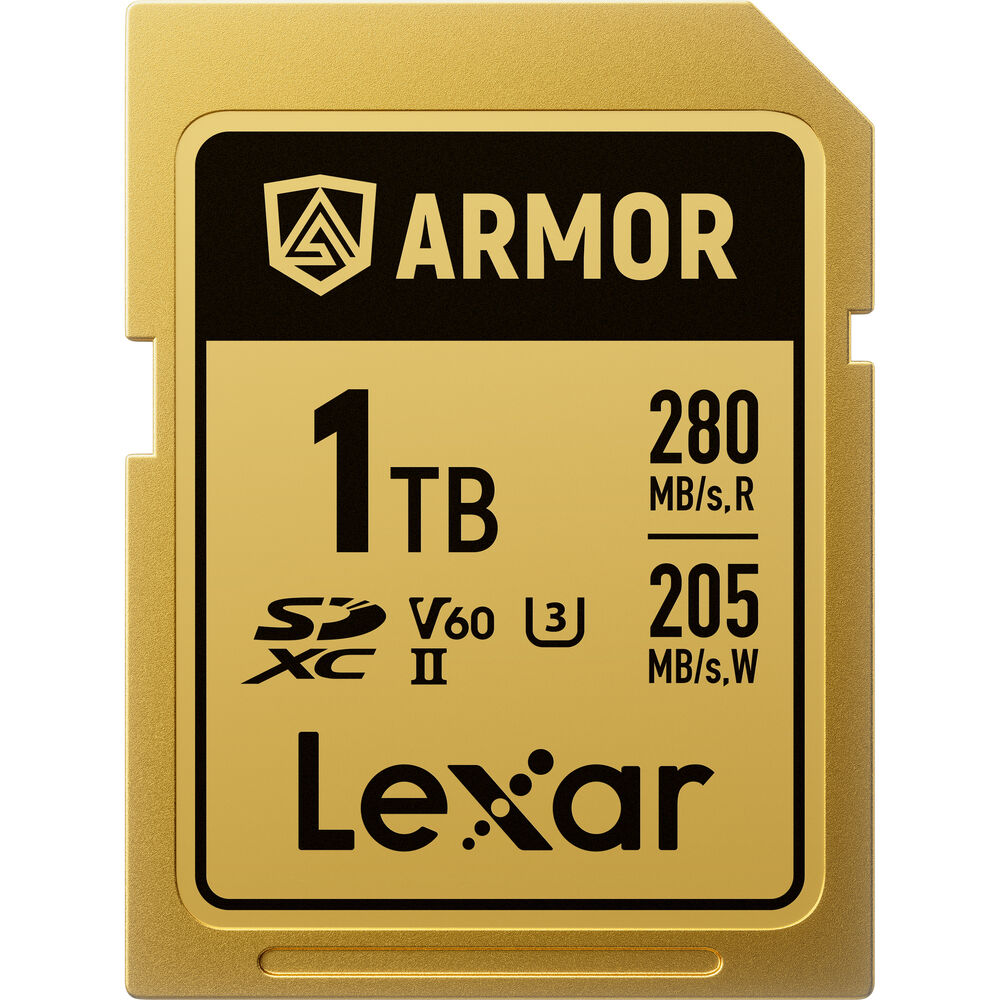 [LSDAMGL001T-RNNNG] LEXAR 1TB ARMOR GOLD SDXC Hafıza Kartı (V60)