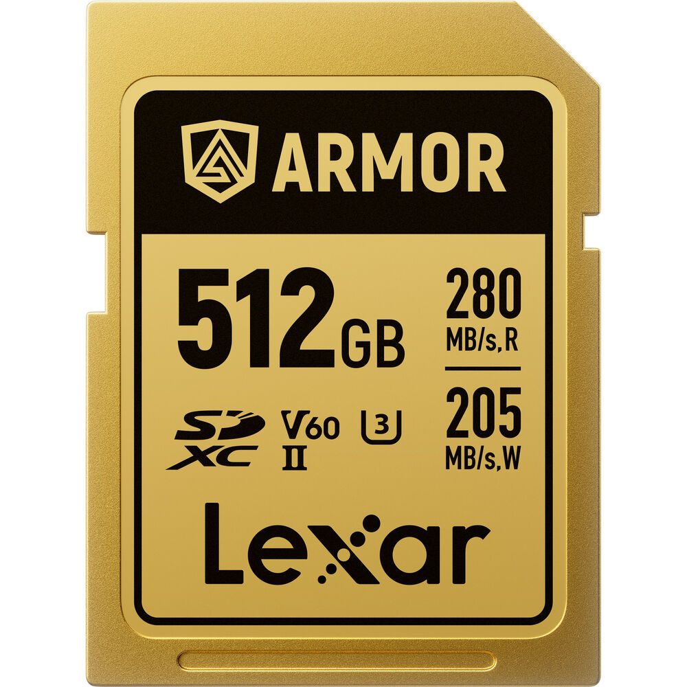 [LSDAMGL512G-RNNNG] LEXAR 512GB ARMOR GOLD SDXC Hafıza Kartı (V60)