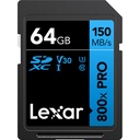 LEXAR 64GB SDXC Hafıza Kartı (V30)
