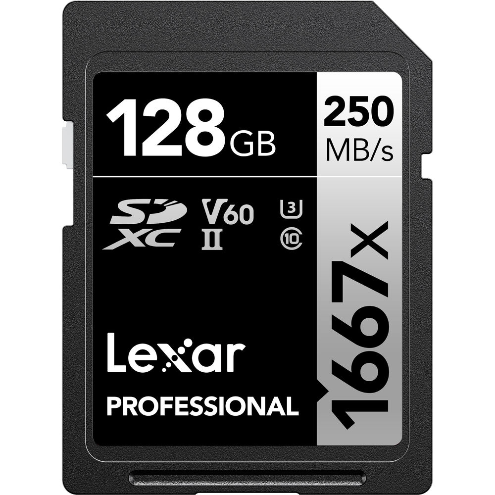 [LSD128CB1667] LEXAR 128GB Professional 1667x SDXC UHS-II Hafıza Kartı (V60)