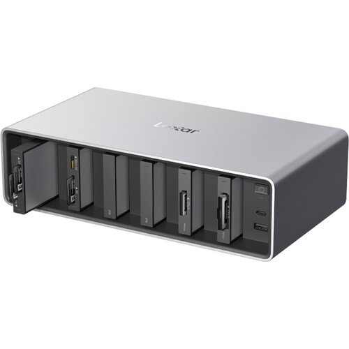[LPWF800N-4A1NGL] LEXAR Professional Workflow Thunderbolt 4 Dock (6 Modül Yuvalı)
