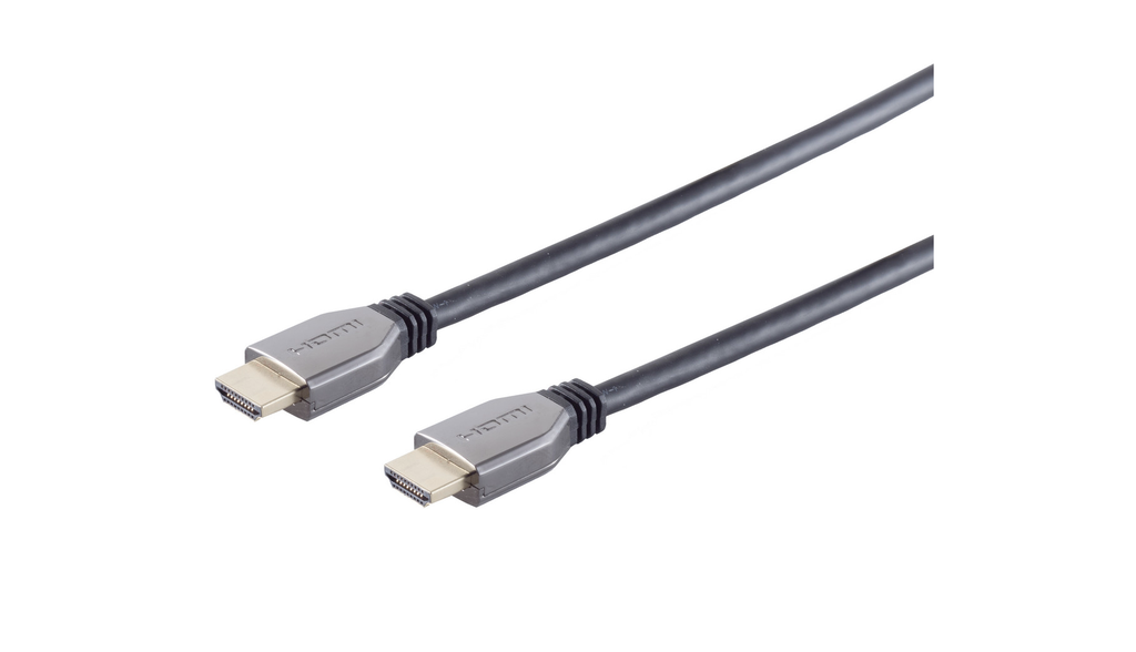 [10-41155] S-Impuls 10-41155 10K Metal HDMI Kablo Siyah 1.5m