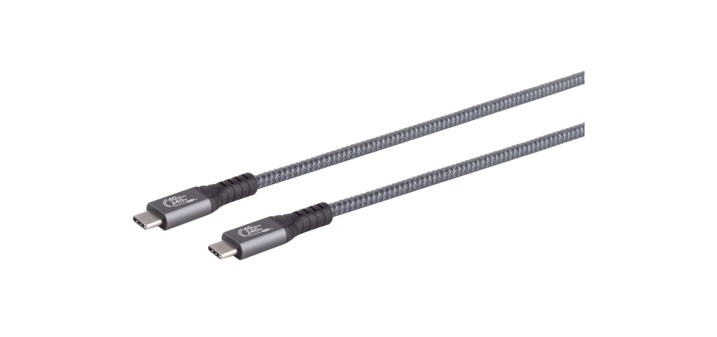 [13-68020] S-Impuls 13-68020 USB-C USB4 240W Pro Kablo 1m