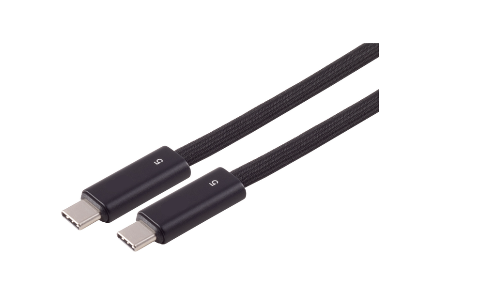 [13-75025] S-Impuls 13-75025 USB-C Thunderbolt 5 240W Pro Kablo 1m