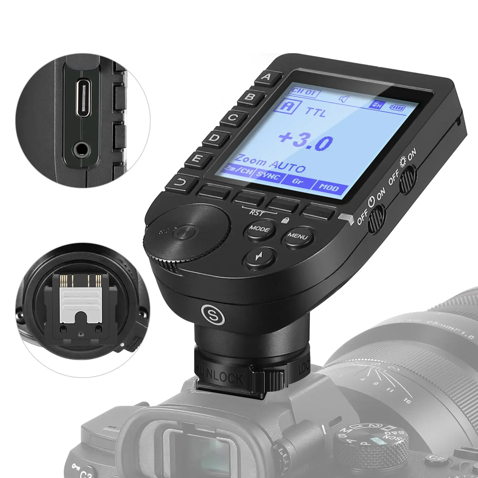 [NWR-QPRO-S] NEEWER QPRO-S Sony Uyumlu TTL Kablosuz Flaş Tetikleyici