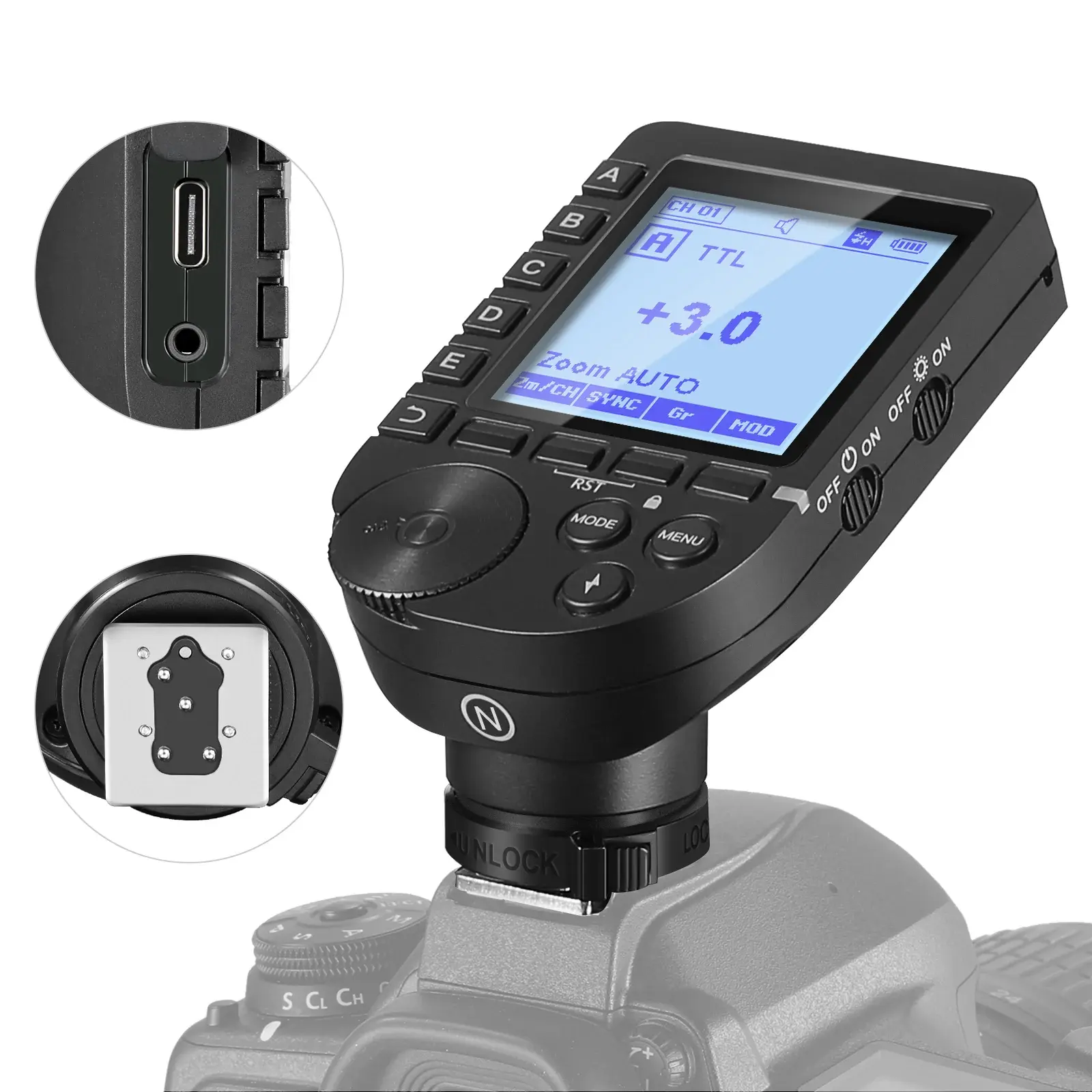 [NWR-QPRO-N] NEEWER QPRO-N Nikon Uyumlu TTL Kablosuz Flaş Tetikleyici