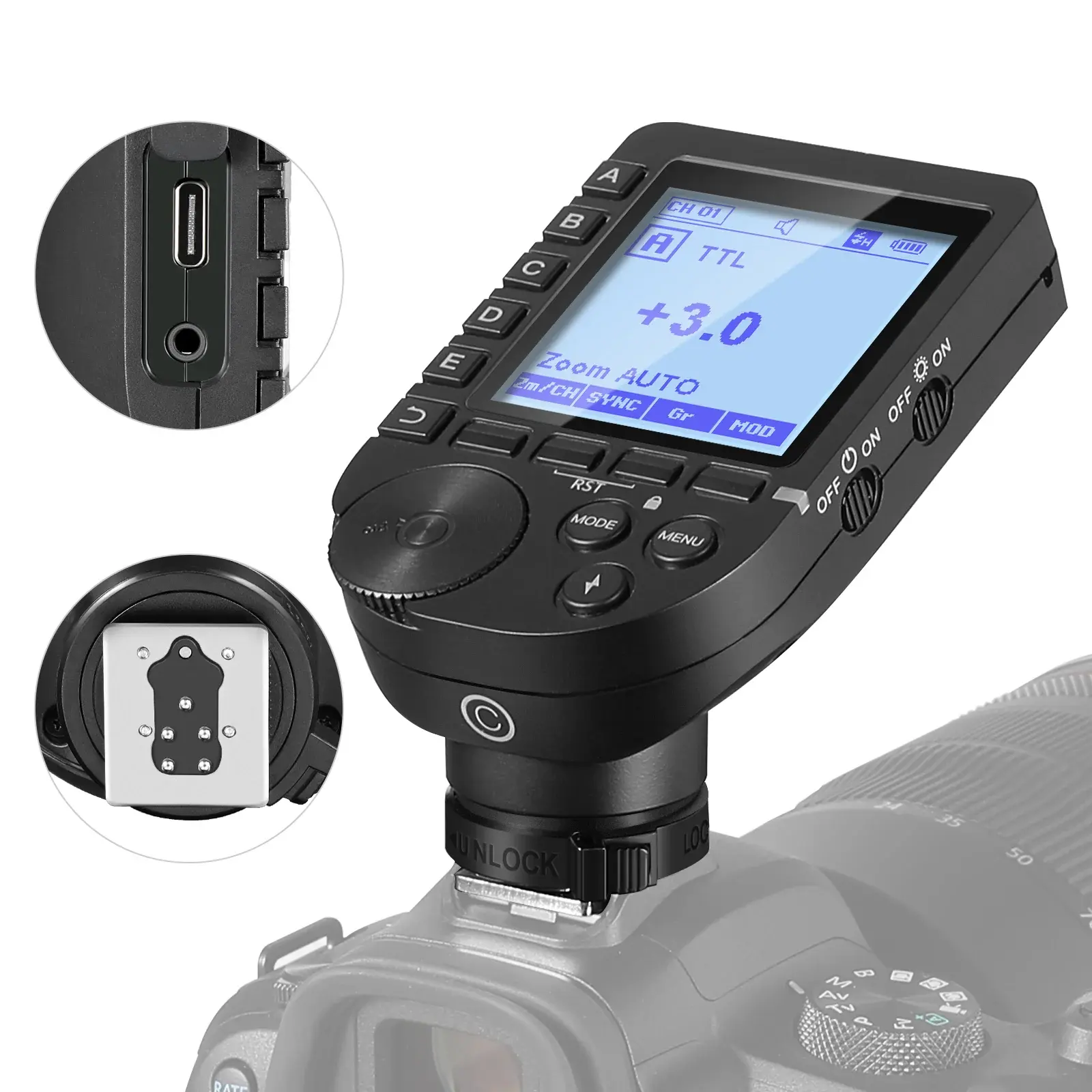[NWR-QPRO-C] NEEWER QPRO-C Canon Uyumlu TTL Kablosuz Flaş Tetikleyici