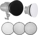 NEEWER 7 İnç Reflektör ve 20°/40°/60° Petek Izgara Seti