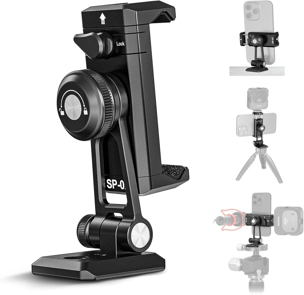 [NWR-SP02] NEEWER SP-02 Akıllı Telefon Tutucu Tripod Montaj Adaptörü