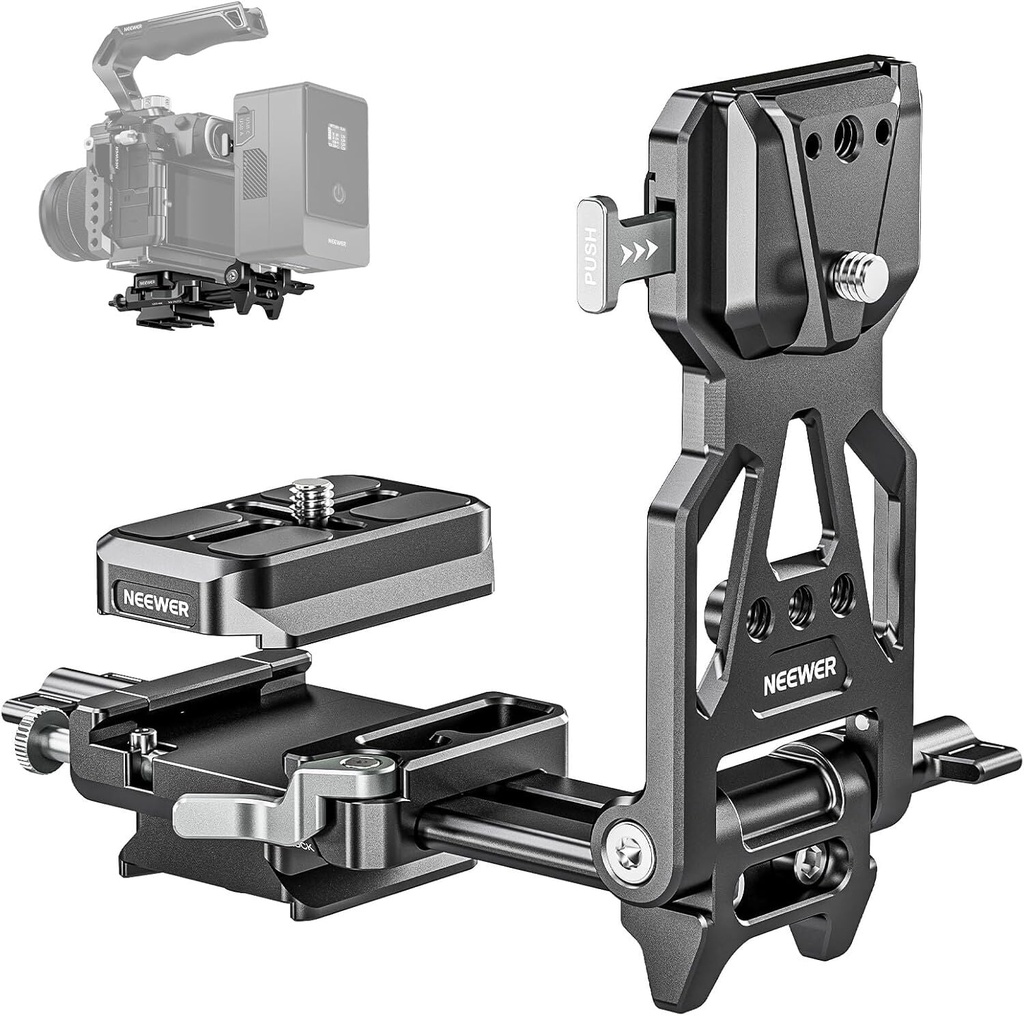 [NWR-PS015PRO] NEEWER PS015 Pro Katlanabilir V-Mount Batarya Plakası