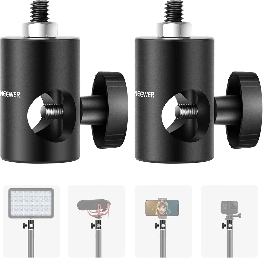 [NWR-ST12] NEEWER ST12 Hızlı Adaptör Dönüştürücü - Işık Standı Uç Adaptörü (2\'li Paket)