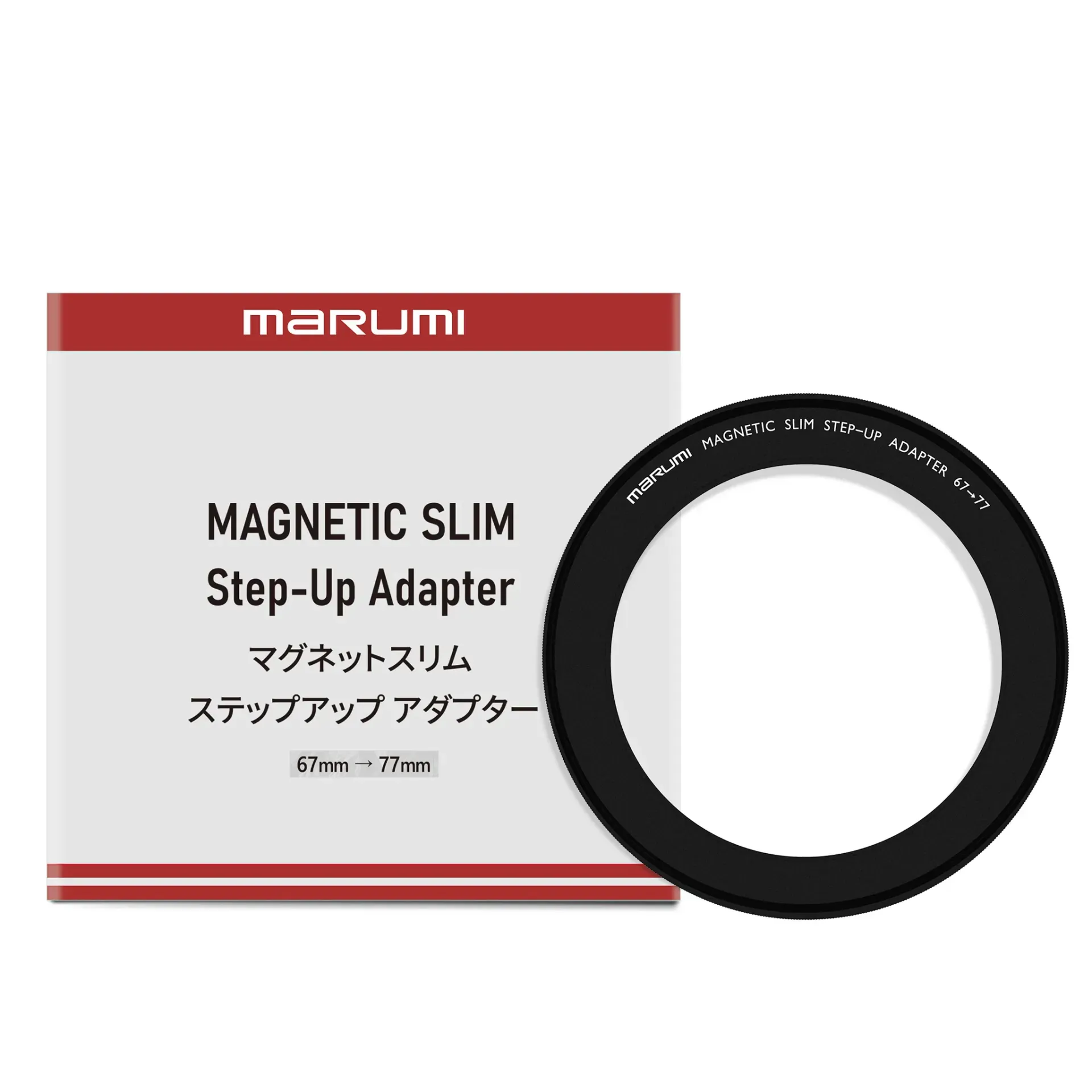 [MS-6777] Marumi Magnetic Slim Step-Up Adapter 67-77 mm