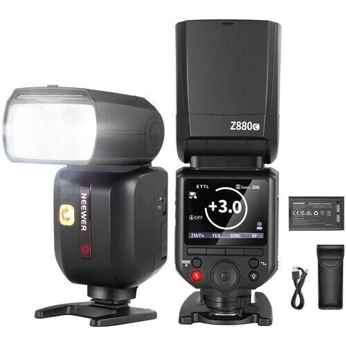 [Z880-C] Neewer Z880-C TTL Canon Uyumlu 76W Akülü Tepe Flaşı
