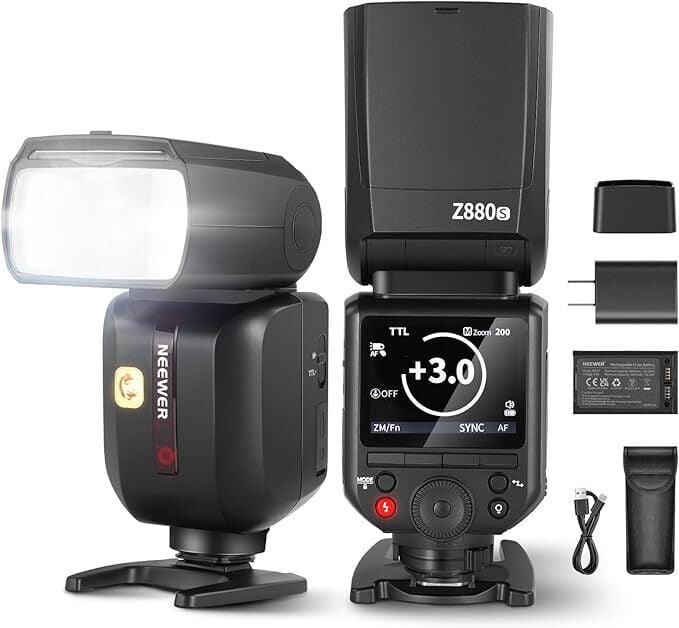 [Z880-S] Neewer Z880-S TTL Sony Uyumlu 76W Akülü Tepe Flaşı