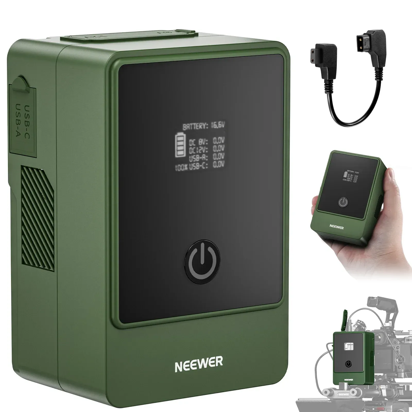 [66606561] NEEWER V Mount Battery PS099E 6800mAh 14.5V 99Wh (Green)