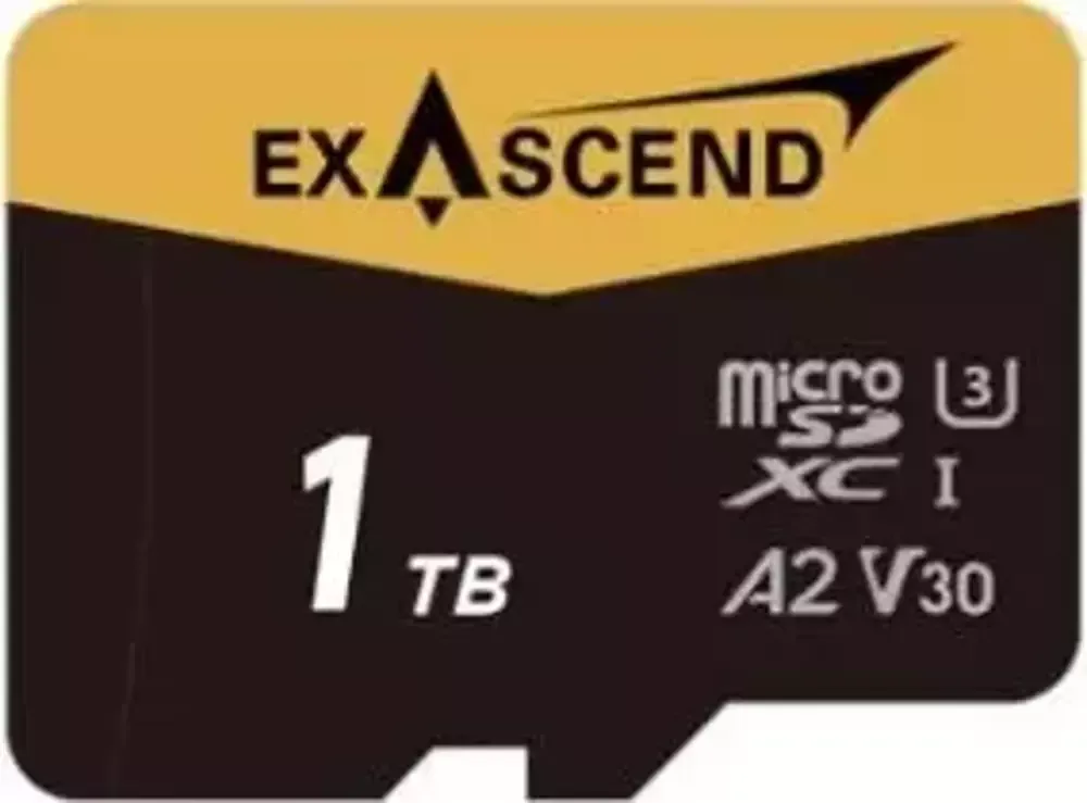 [EX1TUSDU1-AD] Exascend Catalyst microSD V30, A2 1TB, w/ adapter - 175MB/S Read -150MB/S Write