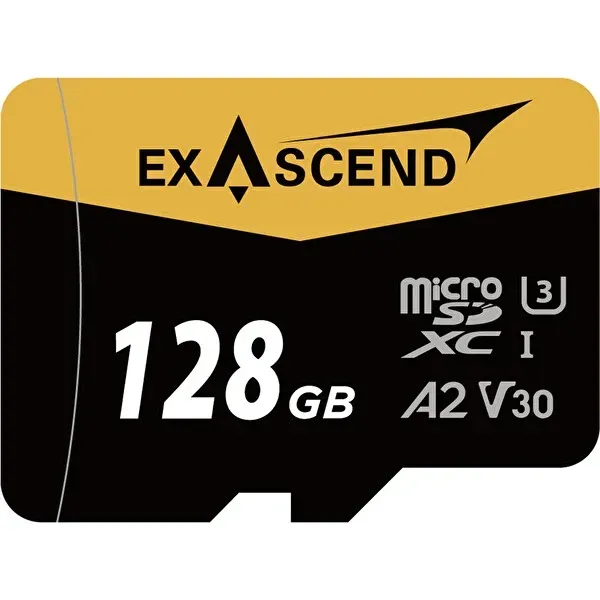 [EX128GUSDU1-AD] Exascend Catalyst microSD V30, A2 128GB, w/ adapter - 175MB/S Read -150MB/S Write