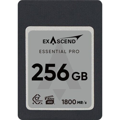 [EXPC4EA256GB] Exascend Essential PRO 256GB CF Express 4.0 Type A YENİ - VPG400-certified - up to 1,800 MB/s read and 1,650 MB/s write