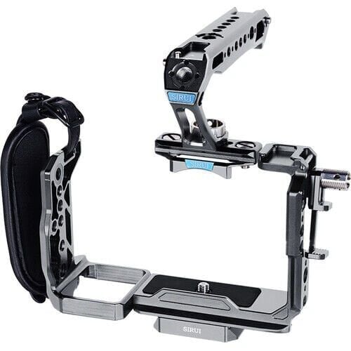 [SCH-FX3/30-G] Sirui Sony FX3 & FX30 için Kamera Kafesi Kiti (Top Handle ile) - Gun Metal