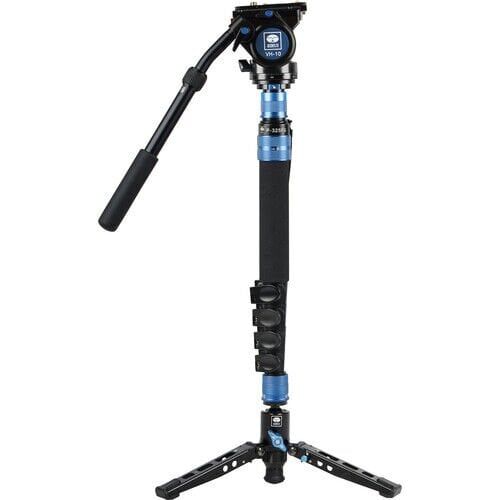 [P-325FS+VH-10] Sirui P-325FS+VH-10 Karbon Fiber Video Monopod Kiti