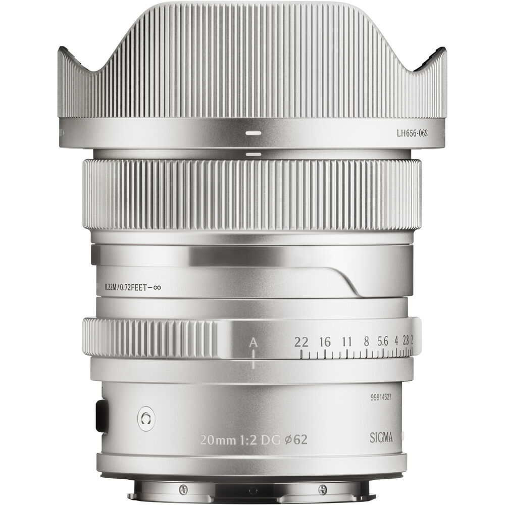 SIGMA 20mm f/2 DG Contemporary Lens Silver (L Mount)