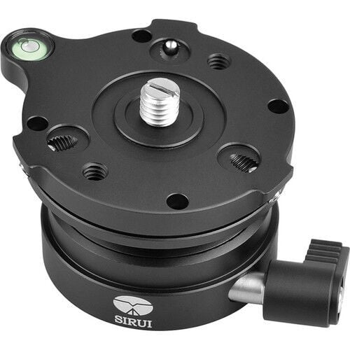 [LE-60] SIRUI LE-60 Leveling Base – 15° Ayarlı Profesyonel Tripod Seviye Adaptörü (6 Yıl Türkiye Distribütör Garantili)