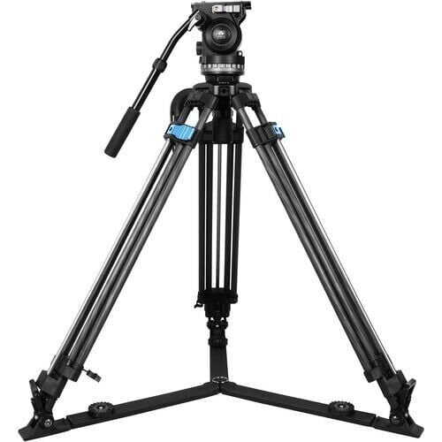 [SQ75+VHS10] Sirui SQ75 Profesyonel Karbon Fiber Video Tripod Kiti (VHS10 Kafa ile)