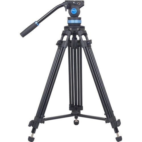 [SH-15] Sirui SH-15 60 mm Akışkan (Fluid) Kafa Alüminyum Video Tripod Kit – 8–12 kg Taşıma Kapasitesi