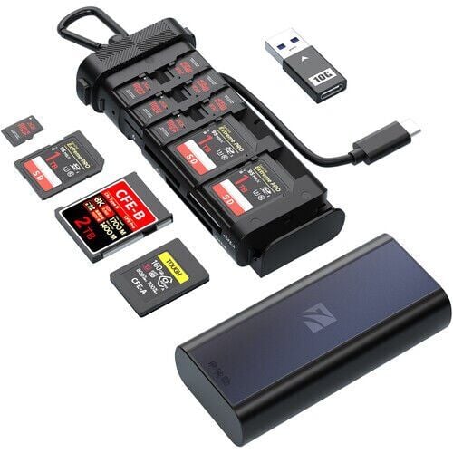 [FW-CR02-PRO] Freewell PRO CARD READER CF Express Type A/B, SD, TF COMBO