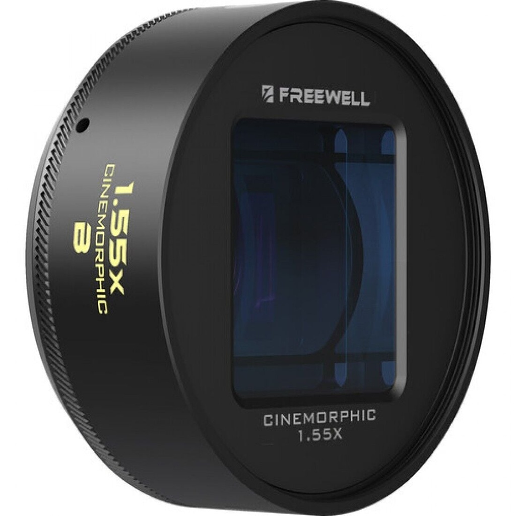 [FW-SH-17BLU55] Freewell SHERPA 17mm mount 1.55x Anamorphic Lens With Blue Flare