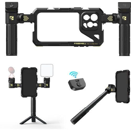 [FW-IP15PM-GVK] Freewell Genius Smartphone Rig Cage for iPhone 15 Pro Max