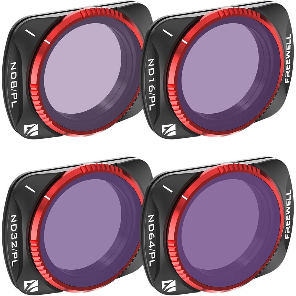[FW-OP3-BRG] Freewell DJI OSMO POCKET 3 - BRIGHT DAY - 4 PACK ND8/PL, ND16/PL, ND32/PL, ND64/PL