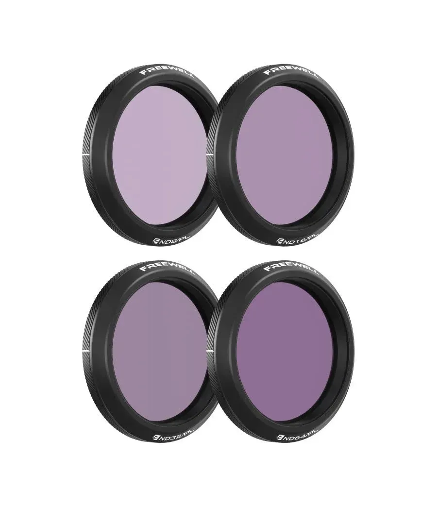 [FW-OA5-BRG] Freewell DJI Osmo Action 5 Pro ND/PL Filters 4Pack