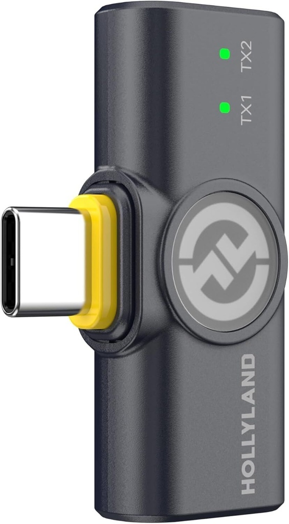 [Lark M2 USB-C Receiver] Hollyland Lark M2 USB-C Receiver / Yalnız USB-C Alıcı
